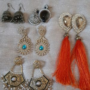 Five Pairs Earrings Grab Fast Low Price Deal