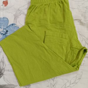 Lime Green Churidar Size X L