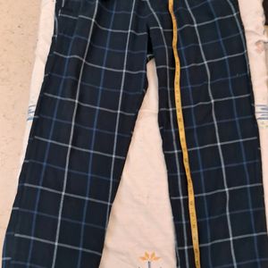 Imported Checked Cotton Lower For Men