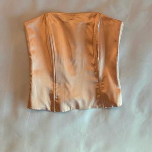 Peachy Shiny Corset