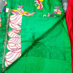 Green Patiala Salwar Kurti Set