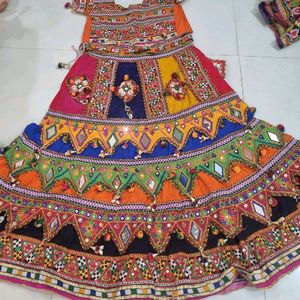 Navratri Heavy Chaniya Choli With Dupatta Multi