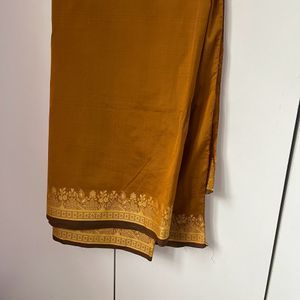 Woven Embroidered Tan Saree
