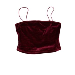 Shein Velvet Top Size-S