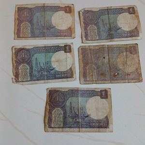 Old One Rupee Notes