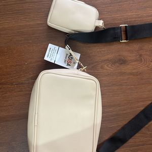 Beige Slingbag