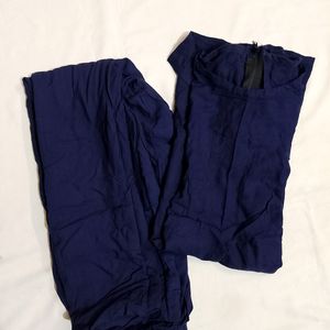 Blue Rayon Co-ord Set