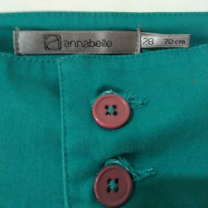 ANNABELLE TEAL GREEN COLOUR PANT 🥰😍