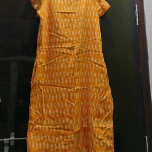 Ikkat Cotton Kurta