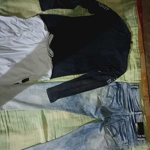 Jeans,Coat,Inner Wear Tshirt. At Low Price