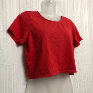 Edition Red Short Sleeve Top