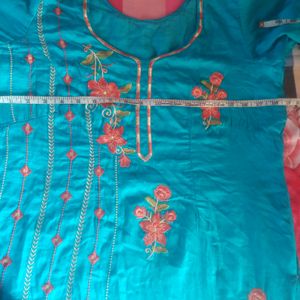 Amazing Punjabi Suit With Dupatta No Flaws