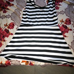 Myntra Black And White Top For Sale!!!