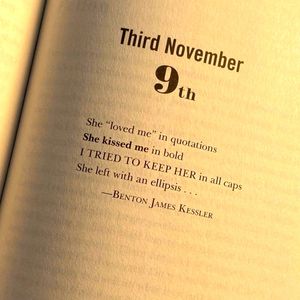 9 November Original By Colleen Hoover