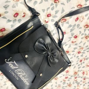 Fancy Black Leather Bag