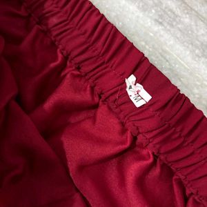 Maroon Sharara Set