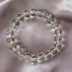 Clear Beaded Bracelet