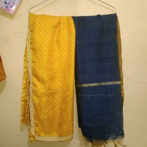 Set Of 2 Cotton Dupattas