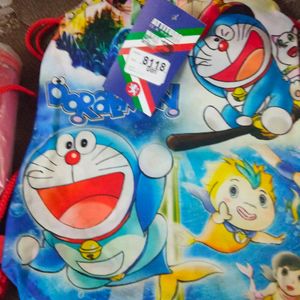 Doraemon Print Activity Or Tution Bag