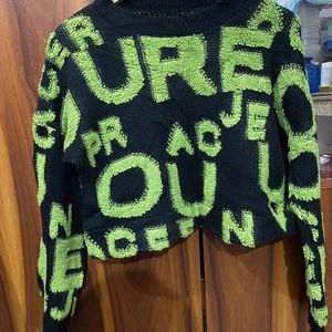 Y2k Cropped Sweater