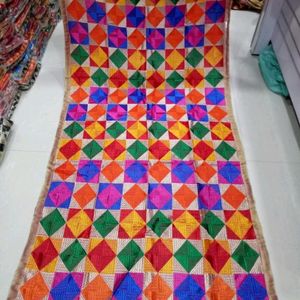 PEmbroidered Chiffon Phulkari Bagh Dupatta, Siz