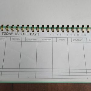 A Weekly Meal Organizer