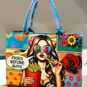 PREMIUM QUALITY DOLL PRINT TOTE BAG