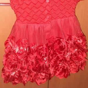 Red Baby Frock