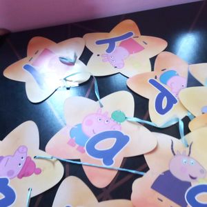 Pepper Pig Hanging Wall Birthday  Item