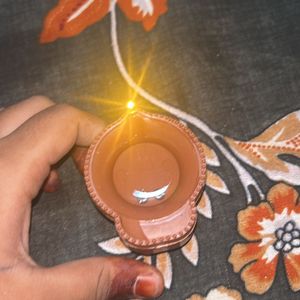 Diya & Candle