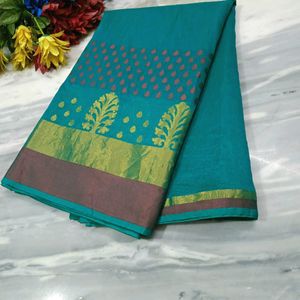 Sea Green Saree