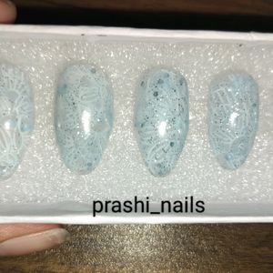 Dual Design Press On Nails Set (006)