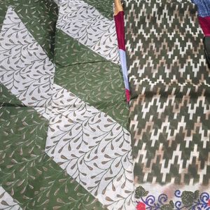 Combo Of 2💥New Beautiful Cotton Saree