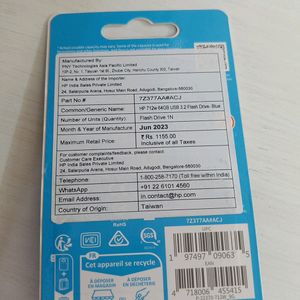 Hp Pendrive New Seal Pack Original