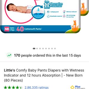 Littles Comfy Baby Pants Diapers