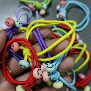 24 Pcs Colourful Smiley 😊 Rubber Bands