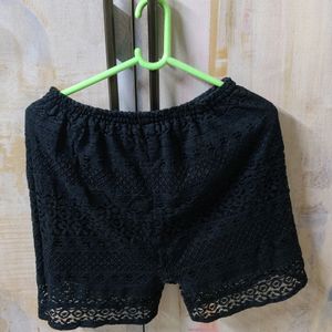 Black Mess Shorts & Top