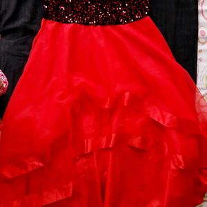 Red Party wear Frock