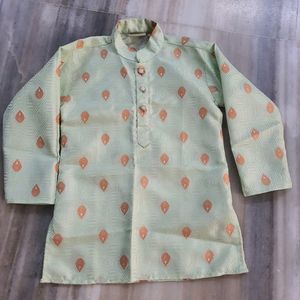 Pista Green Traditional Wear For Boys