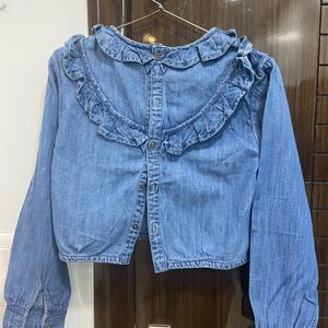 Denim Crop Top