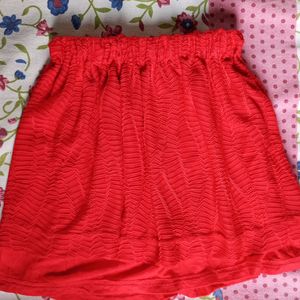 Red Skirt For Baby