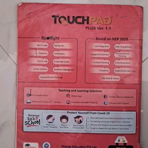 Touch Pad Computer Book