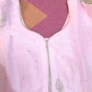 Baby Pink Punjabi Suit