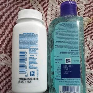 Johnson's Powder + Clean & Clear + Pears Soap 2Pc