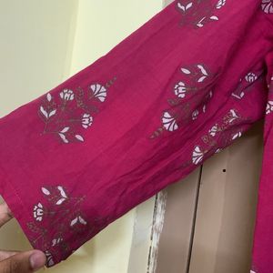 Rose Colour Kurta