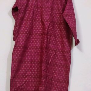 Rani Pink Straight Kurta