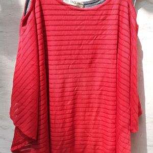 Red Cape Top