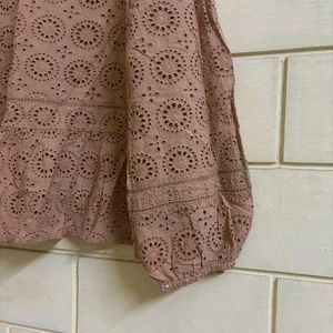 Old Money Eyelet Top