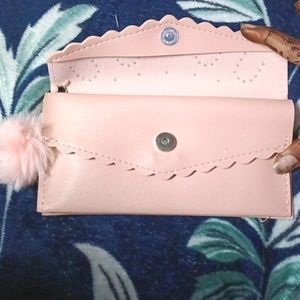 Cute Wallet With Two Pockets And Many Locks