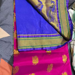 Women Magenta Saree